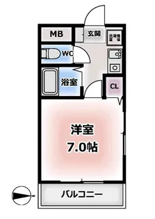 スノーランド城西【2階】の間取り