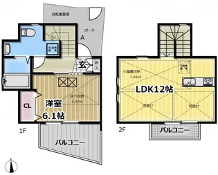 ソル ブリッサ東白楽の間取り