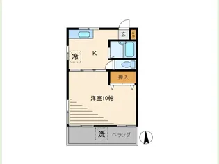 風岡マンション【3階】の間取り