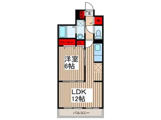 ラピス飯能【3階】の間取り