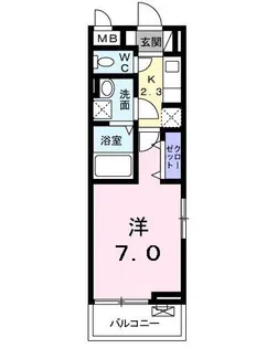 リアン【3階】の間取り