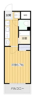 フローライト新大阪【4階】の間取り