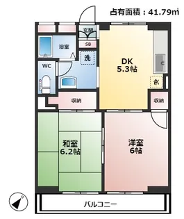 シルキーパレス1【1階】の間取り