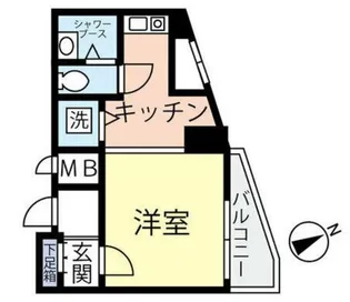 クレッセント西荻窪【2階】の間取り