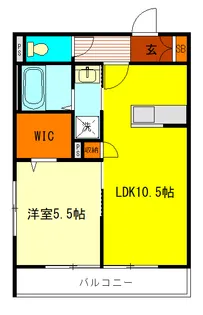 ロワジール【1階】の間取り
