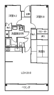 コンフォート銀座【12階】の間取り