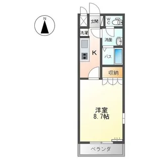 ルミエール【1階】の間取り