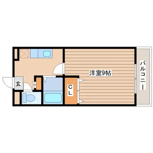 アラモード南光台【1階】の間取り
