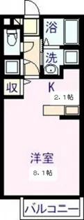 エルメゾン緑ヶ丘【2階】の間取り
