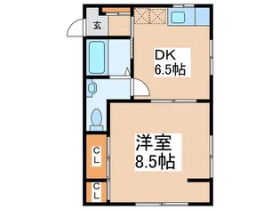 ひふみ荘【1階】の間取り