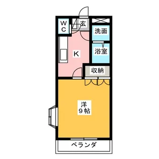 ルーミンズ・ヒル【1階】の間取り