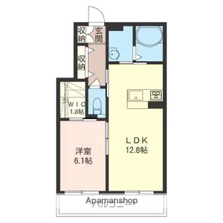 メゾン エルビータ【2階】の間取り