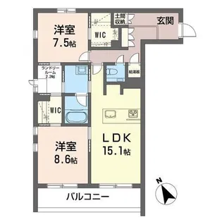 Prime Stage VII【3階】の間取り