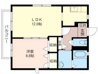 グランメールA【2階】の間取り