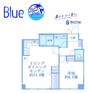ISM平塚【1階】の間取り