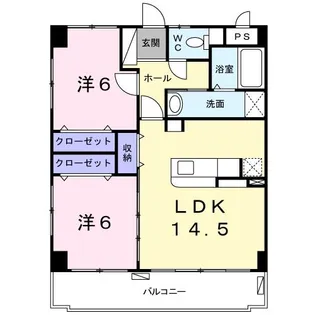 ノースパークヒル【4階】の間取り