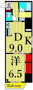 CAVE YUSHIMA【9階】の間取り
