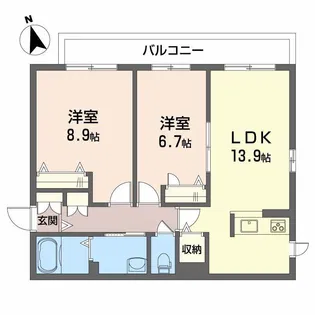 シャーメゾンKOGO【3階】の間取り