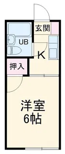 袴塚アパート【1階】の間取り