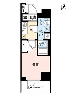 プレール・ドゥーク川崎III【4階】の間取り