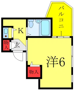 ラヴニール南常盤台【4階】の間取り