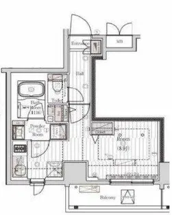 MAXIV南砂町【5階】の間取り