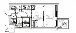 ベルシード方南町【4階】の間取り