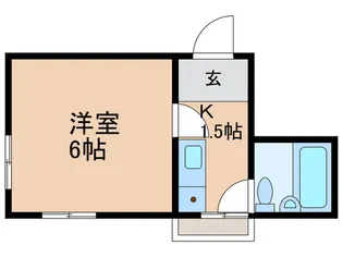 エムロ-ド駒川【2階】の間取り