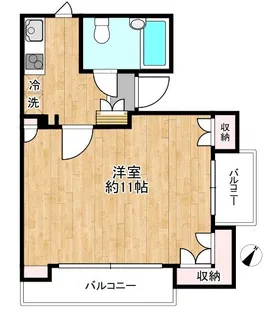 津田ビル【4階】の間取り