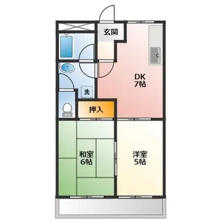 コンフォールL【2階】の間取り