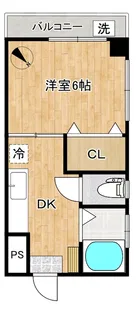 神山マンション【4階】の間取り