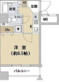 メインステージ日本橋馬喰町駅前【9階】の間取り