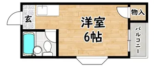 ヒラノハイツ【1階】の間取り