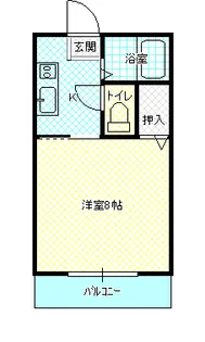 コーポラスM【2階】の間取り