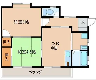 是永ハイツ【1階】の間取り