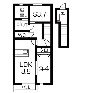 LILIAN【2階】の間取り
