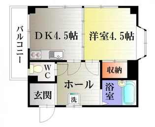 サンヨーII【3階】の間取り