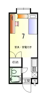 コーポ関【2階】の間取り