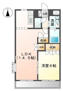 ソレイユ【2階】の間取り