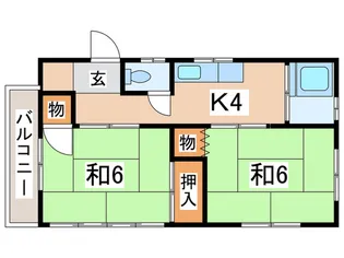 北村荘【2階】の間取り