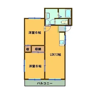 グランデール【2階】の間取り