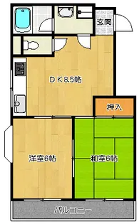 マンションメイト【3階】の間取り