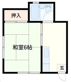 MMコーポ【1階】の間取り