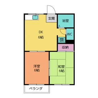フォーブル本陣【2階】の間取り