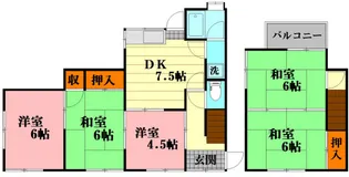 広島県広島市安佐南区八木3【一戸建】の間取り