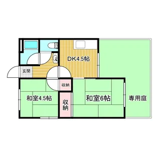 コーポ東加古川【1階】の間取り