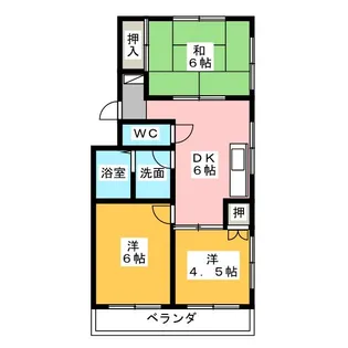 メゾン・デ・フローラ【3階】の間取り