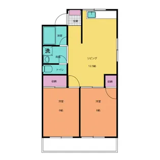 フォレストアーリア【2階】の間取り