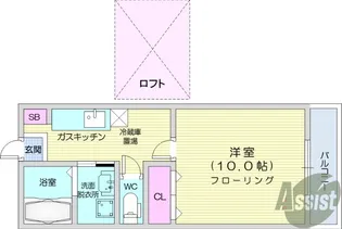 ブリリアントグリーン【1階】の間取り