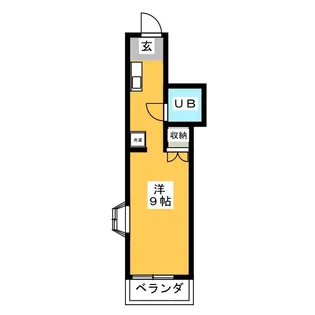 ラミーハイツ【1階】の間取り